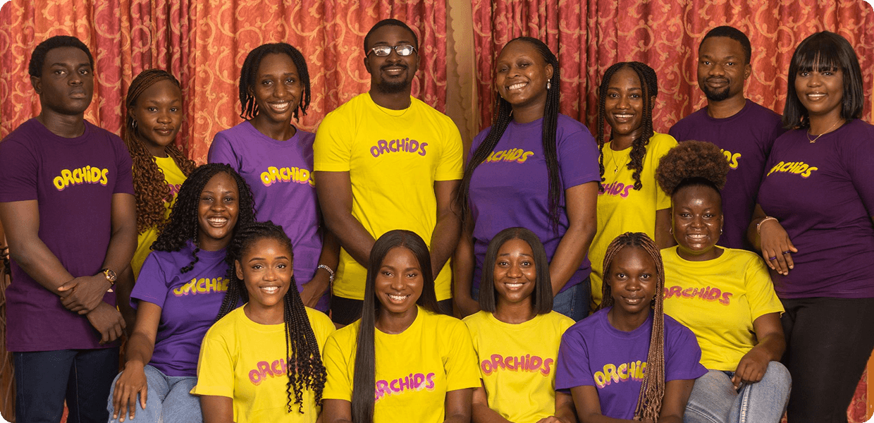 Orchids team group photo